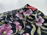 Vintage Polo Sport Black Flower Shorts L