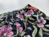 Vintage Polo Sport Black Flower Shorts L