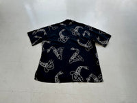 90s Polo RalphLauren Rayon Saxophon Loop Shirt XL