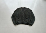 60s Drummond Mohair Cardigan M MossGreen