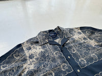 90s Polo RalphLauren VINTAGE CALDWELL Cross Paisley Loop Shirt XL