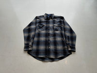 90s PENDLETON ShadowPlaid Western Shirt L