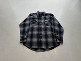 90s PENDLETON ShadowPlaid Western Shirt L