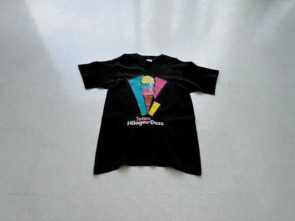 90s Team Haagen Dazs T-shirt M Black