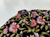 90s Polo RalphLauren Tropical Flower Rayon Loop Shirt L