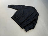 80s Burberrys Leather Jacket Black