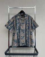 90s Vintage Polo Ralph lauren “Striped Paisley”OpenCollar Shirt XL