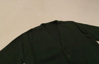 Vintage 60s Wool Cardigan DeepGreen M