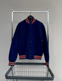 90s Empire Wool Varsity Jacket L Blue