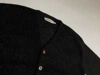 50s vintage Milwaukee Knit Mohair cardigan Black L