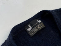 60s Sears Alpaca Cardigan L Navy