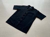 90s Vintage Polo RalphLauren CALDWELL OpenCollar Shirt M Black