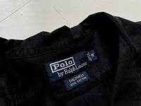 90s Vintage RalphLauren CALDWELL OpenCollar Shirt M Black