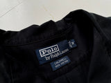 90s Vintage RalphLauren CALDWELL OpenCollar Shirt M Black