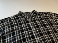 90s RalphLauren Black&White Plaid L/S Shirt L