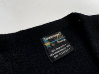 60s TOWNCRAFT Alpaca Cardigan L Black