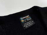 60s TOWNCRAFT Alpaca Cardigan L Black