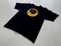 Vintage SmileyFace Gunshot T-shirt XL Black
