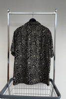 90s Vintage Polo RalphLauren CLAYTON “BlackFlower”Shirt L Black