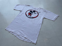 80s Vintage MickeyMouse Smoking T-shirt XL White