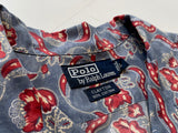 90s Vintage RalphLauren CLAYTON Floral OpenCollar Shirt L