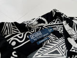 90s Vintage RalphLauren Rayon “Black Hawaiian” Shirt M Black