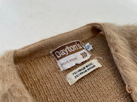60s Dayton’s Mohair Cardigan XL MilkteaBrown