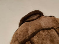 70s Vintage Tradition Mouton Coat Chocolate