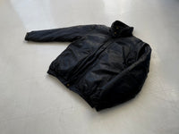 80s Eddie Bauer Leather Puffer Jacket L Black