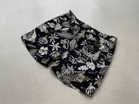 Vintage Polo RalphLauren Black Hawaiian Swim Shorts L
