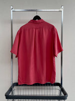 90s Vintage Polo RalphLauren CALDWELL OpenCollar Shirt L SalmonPink