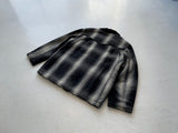 90s SANTAFE TRAIL Ombré Wool Jacket M Black&White