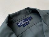 90s Vintage Polo RalphLauren Rayon Loop Shirt L AsphaltGray