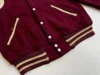 50s Vintage CCC Varsity jacket Burgundy