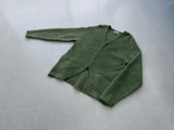 60s Sears Mohair Cardigan L SilverGreen