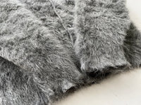 60s Brentwood Mohair Cardigan L SilverGray