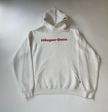 90s Haagen dazs vintage hoodie L white
