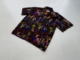 Vintage DAVID CAREY “Dia de Muertos” Opencollar Shirt L