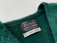 60s Sears Premier Mohair Sweater M DeepGreen