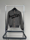 80s Empire Brooklyn Varsity Jacket S LightGray