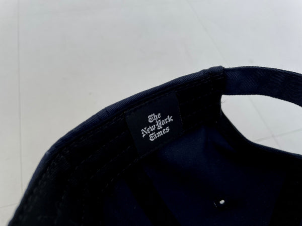New The NewYork Times 6 Panel Cap Navy – NO BURCANCY New The NewYork Times 6 Panel Cap Navy – NO BURCANCY