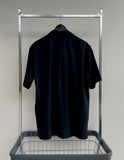 90s Vintage Polo RalphLauren CALDWELL OpenCollar Shirt M Black