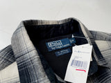 90s Deadstock Vintage RalphLauren Western Shirt M Black&White