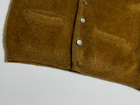 50s vintage CAMPUS Mohair cardigan Mustard L TALL