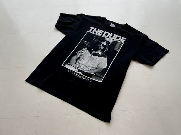 Vintage Big Lebowski THE DUDE T-shirt L Black