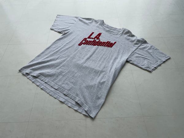 90s Vintage L.A.Confidential T-shirt XL Gray