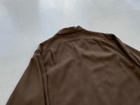 90s Polo RalphLauren Rayon Loop Shirt M LightBrown