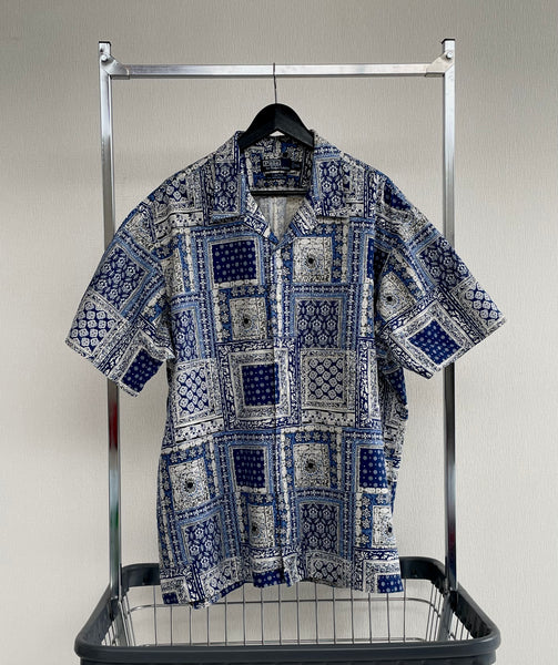 90s Vintage Polo RalphLauren CLAYTON Bandana Shirt XXL