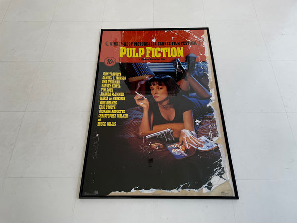 90s Vintage PulpFiction Original Poster w/Frame