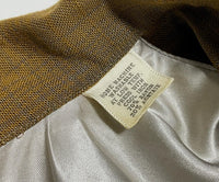 50s vintage Arrow Ombre opencollar rayonshirt Mustard XL